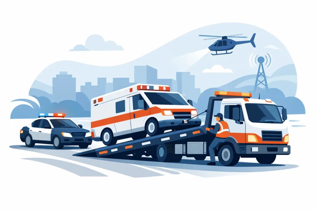 Emergency Vehicle Recovery Done Fast