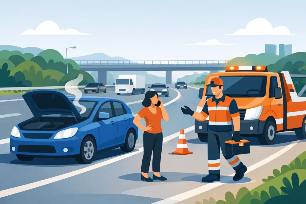 How to Get Motorway Rescue When Your Car Stops