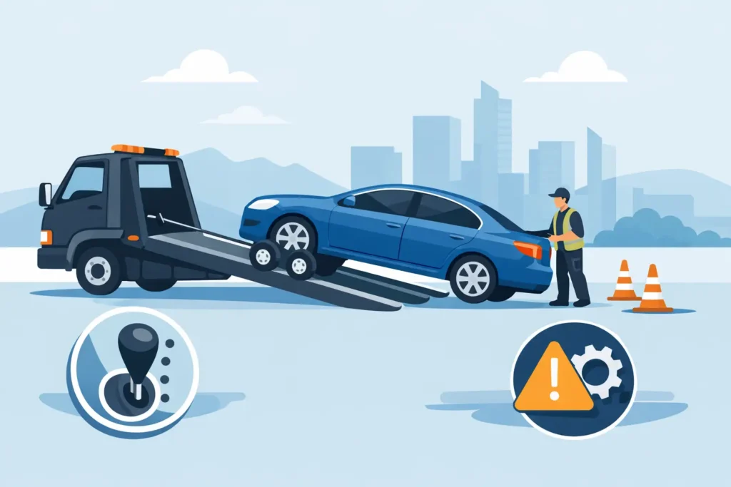 How to Tow an Automatic Car Without Damage