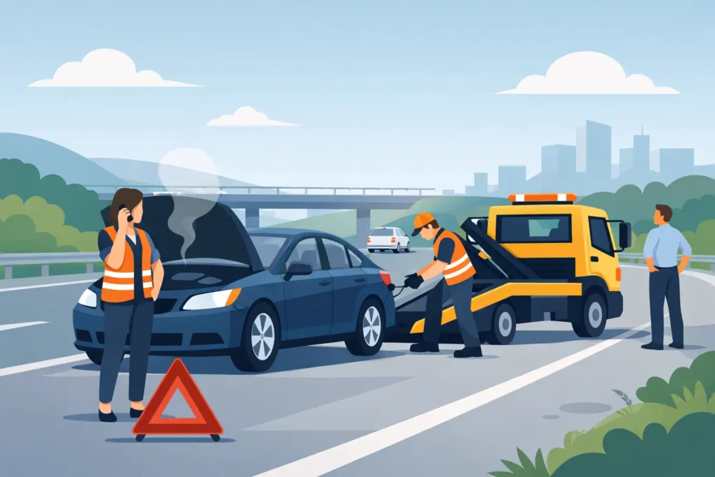 Motorway Towing: Safe Steps When You Break Down