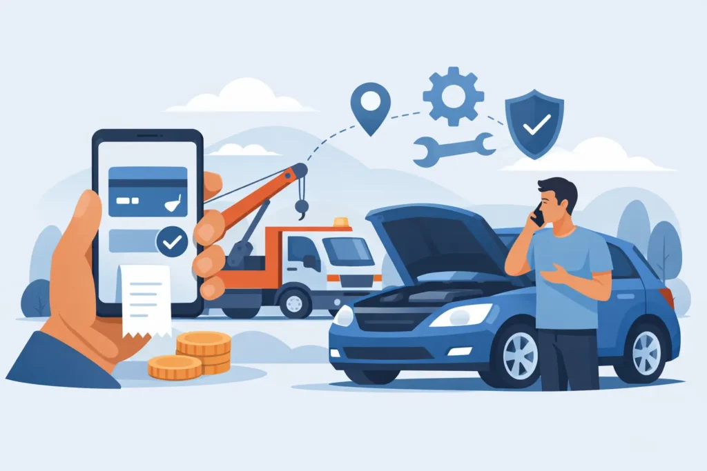 Pay As You Go Recovery for Breakdown Help