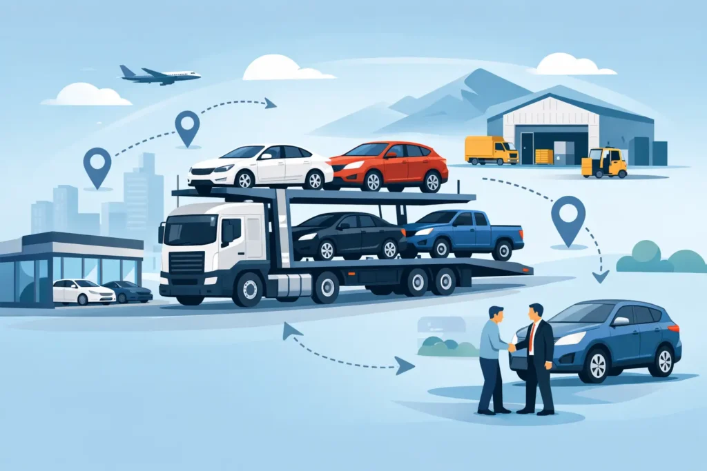 Vehicle Transport for Dealerships That Keeps Stock Moving